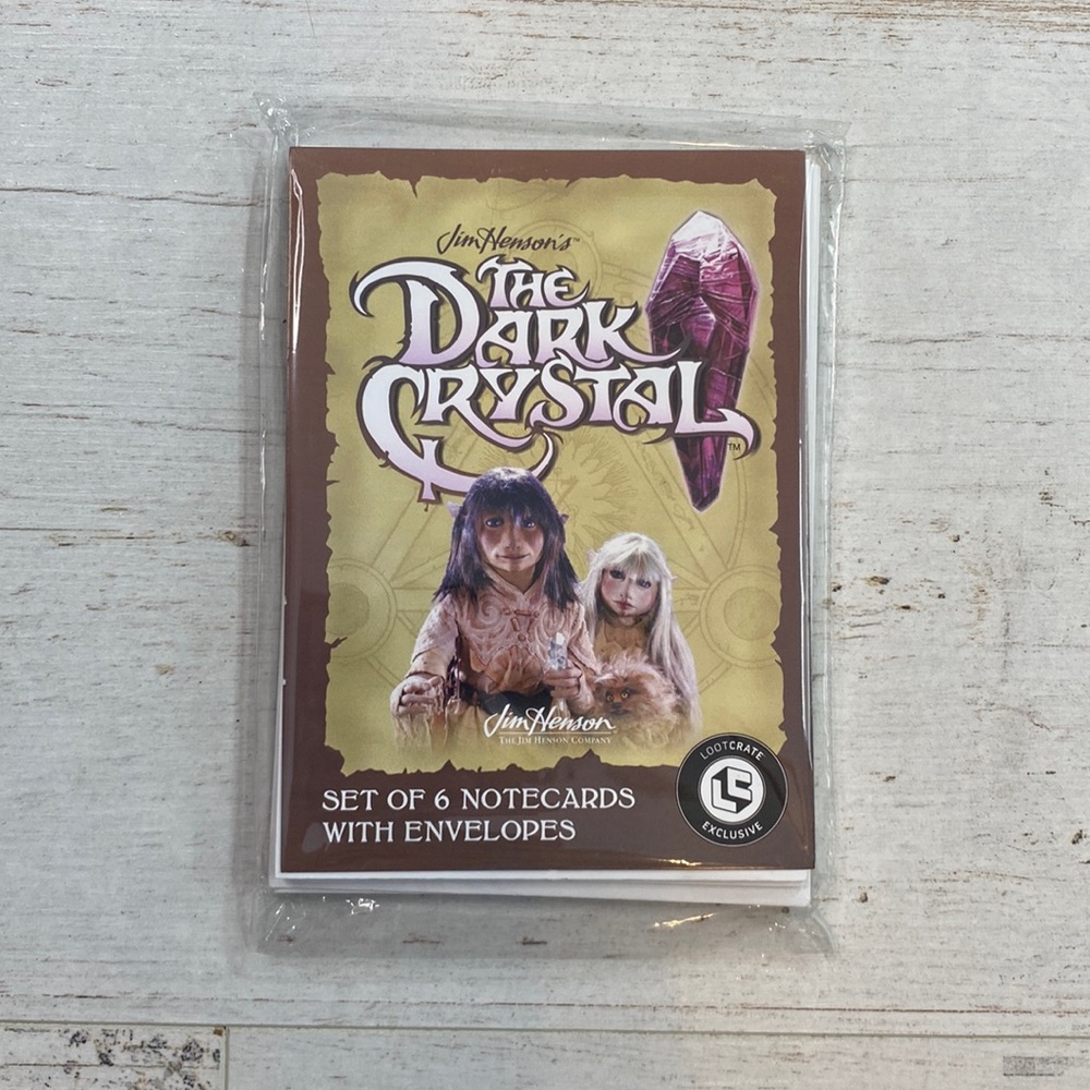 Loot Crate Exclusive The Dark Crystal Notecards